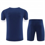 Kinder Portugal Trainingsshirts 2024-25 Navy Kurzarm
